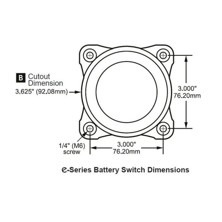 COUPE BATTERIE SERIE E DUAL CIRCUIT