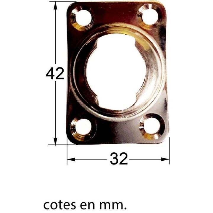 FERMETURE A CLE DE CAPOT INOX