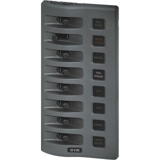 TABLEAU A FUSIBLES 8 POSITIONS GRIS